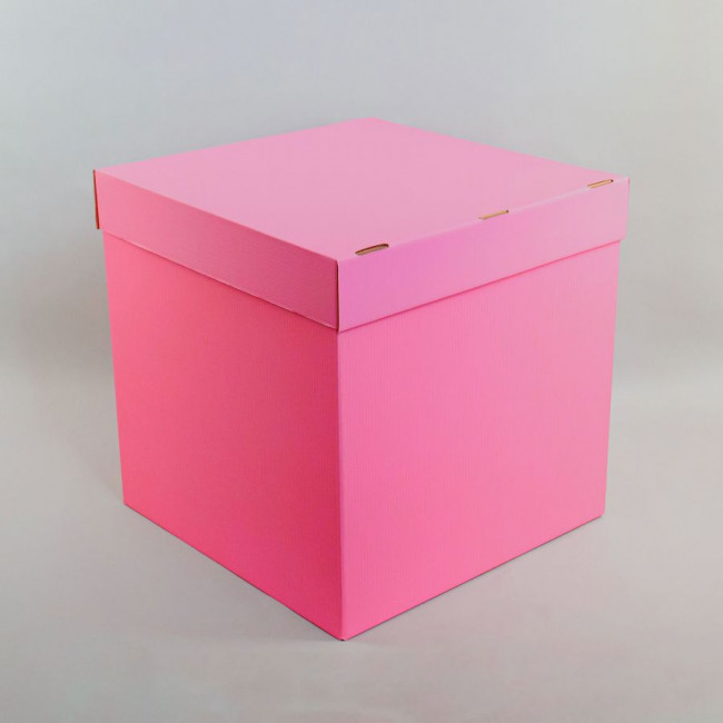Коробка 30*30*30см для воздушных шаров и подарков, розовая, Микрос/ТЧ53138 Коробка 30*30*30см для воздушных шаров и подарков, розовая, Микрос/ТЧ53138