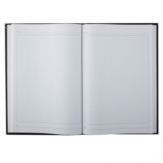 Бизнес- блокнот А4 120л клетка "Чёрный и жёлтый", 7БЦ, склейка, Проф-Пресс/Б120-6728 (10)