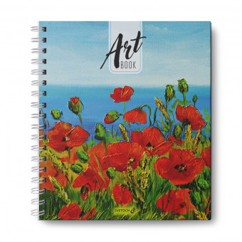 Артбук 205*239мм 80л "Маки", Светоч/80АРТ-002 000620 Артбук 205*239мм 80л "Маки", Светоч/80АРТ-002 000620