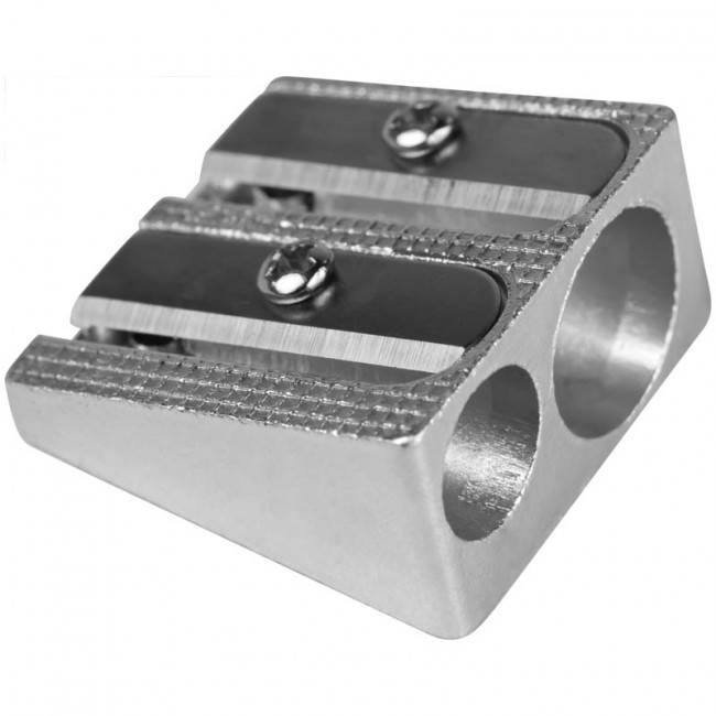 Точилка металлическая, 2 отверстия MILAN (20/1200)