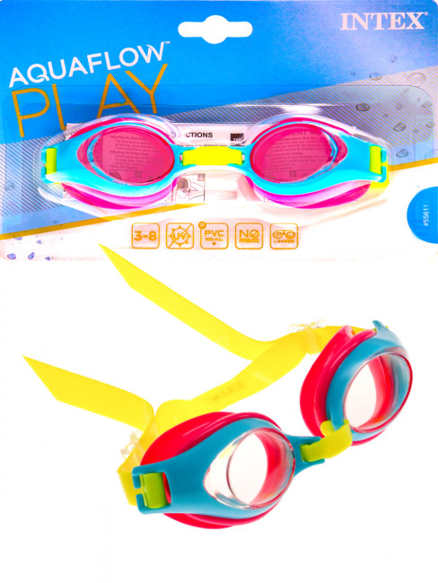 Очки для 3-8лет для плавания, NTEX Рыжий Кот/55611 (12)