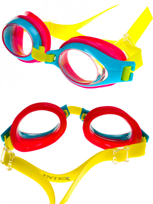 Очки для 3-8лет для плавания, NTEX Рыжий Кот/55611 (12)
