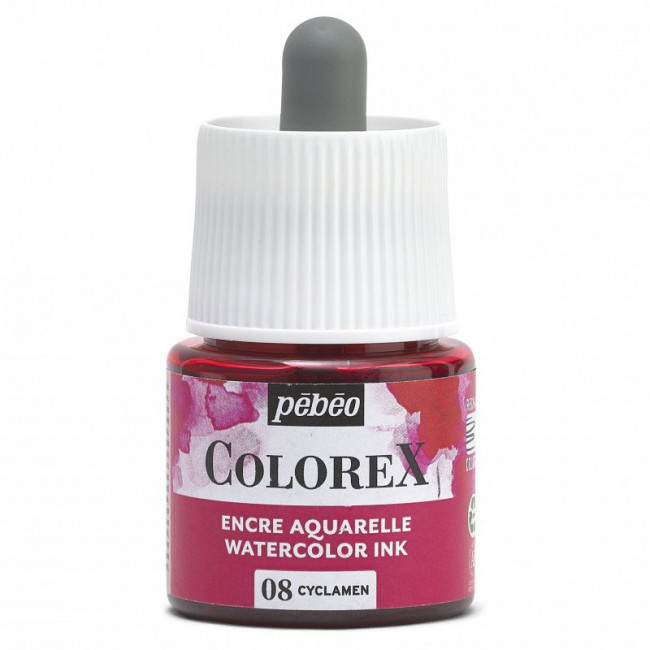 Акварельные чернила 45мл "Colorex" во флаконе с пипеткой, цикламен, PEBEO/417008