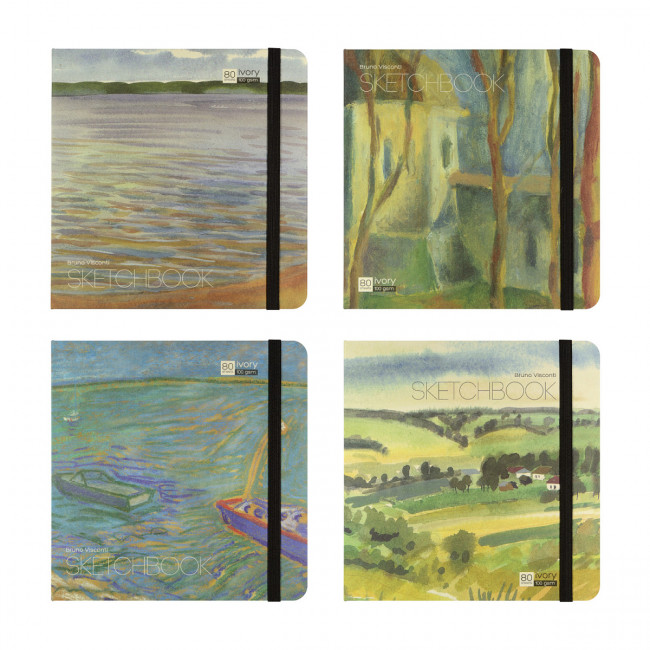 Скетчбук 200х200мм 80л "Бежевый", 4 вида ассорти, BV/1-512/02 (8) Скетчбук 200х200мм 80л "Бежевый", 4 вида ассорти, BV/1-512/02 (8)