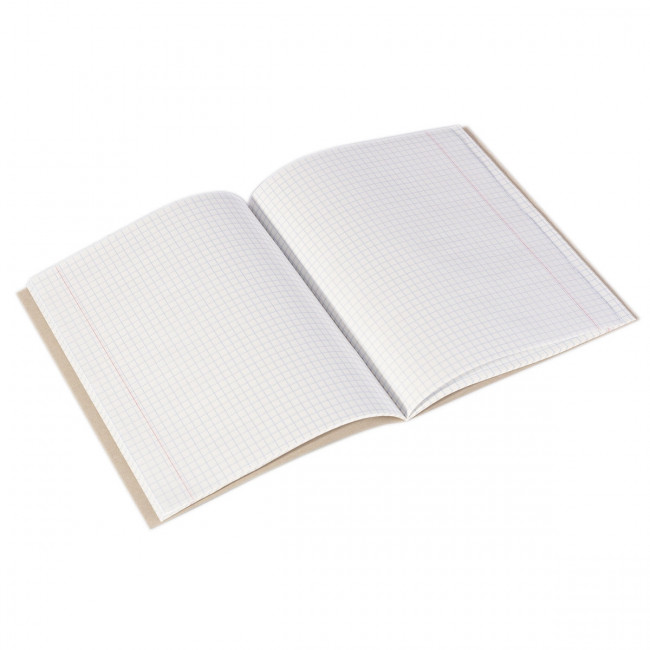 Тетрадь А5 36л клетка "Однотонная" скрепка, мелованный картон, AL9893 (12/72)