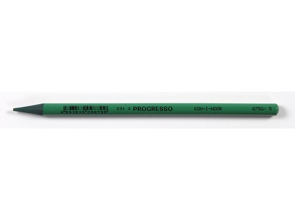 Карандаш цельнографитный в лаке, темный зеленый, Progresso Koh-I-Noor/8750005007KS (12)