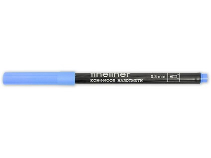 Линер 0,3мм "Fineliner", светло-голубой, Koh-I-Noor/7770211301KS (12)
