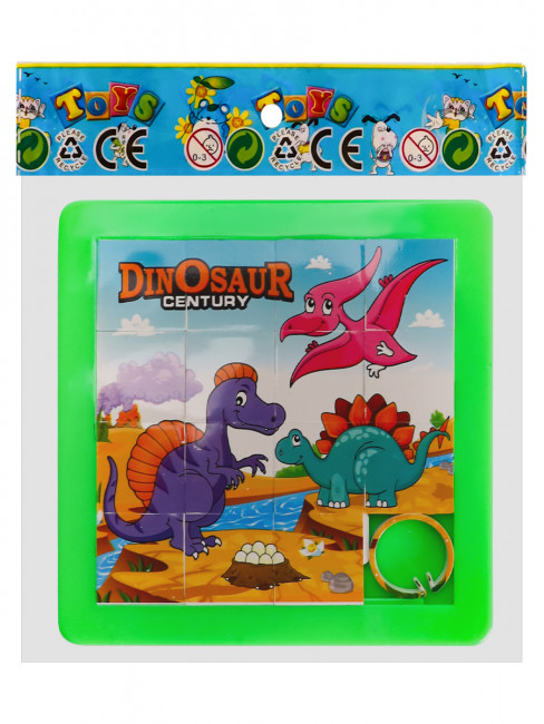 Пятнашки 14*0,5*16см "Цифры, дино, фрукты, овощи ", Рыжий Кот/Y2393027