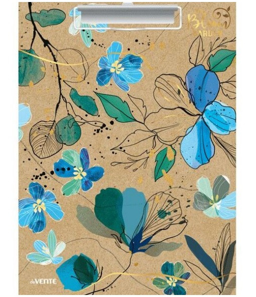Клипборд А4 "Bloom Garden" картон 2мм, крафт бумага, тиснение фольгой, deVENTE/3034205 Клипборд А4 "Bloom Garden" картон 2мм, крафт бумага, тиснение фольгой, deVENTE/3034205