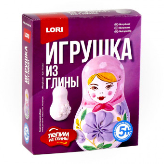 Игрушка из глины "Матрешка", LORI/Гл-002 (16)