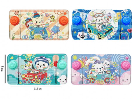 Водная игра с кольцами, 6х11,5см, Рыжий Кот/ИВ-5625