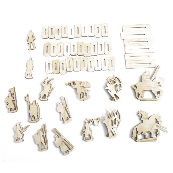 Конструктор "Чудо-Рыцари" (36 шт в наборе), КР-1-01