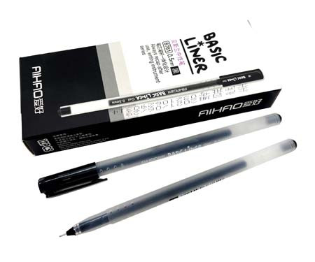 Ручка гелевая (черн) 0.5мм "Базовая" игольчатый стержень, прозрачный корпус, AIHAO CM-103 №8761 (12/144/1728) Ручка гелевая (черн) 0.5мм "Базовая" игольчатый стержень, прозрачный корпус, AIHAO CM-103 №8761 (12/144/1728)