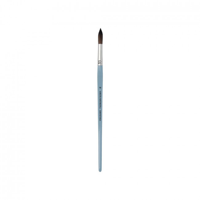 Кисть синтетика круглая длинная ручка №18 VISTA-ARTISTA/70111-18