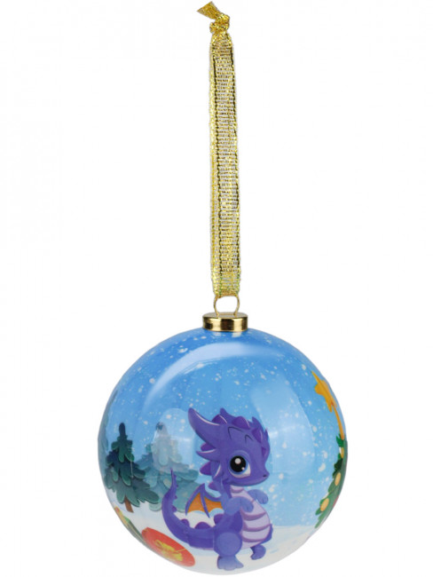 Набор елочных шаров 7,5см "Драконы" 2шт, MILAND/НУ-6364