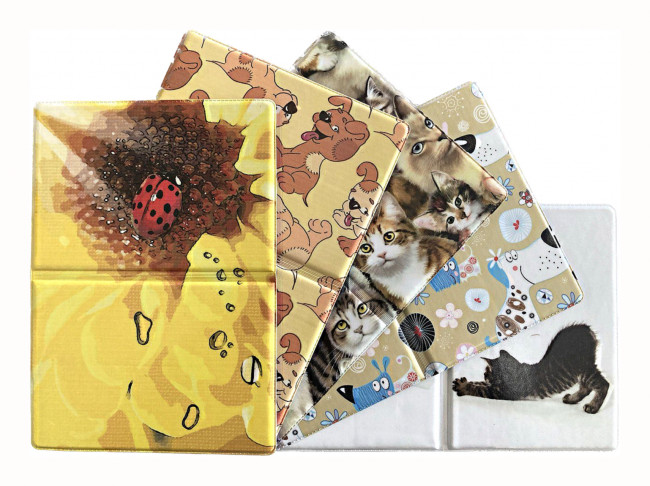 Обложка на паспорт WENZER OFFiCE из ПВХ с принтом, в асс. (50)