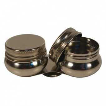 Масленка двойная металлическая Масленка двойная металлическая