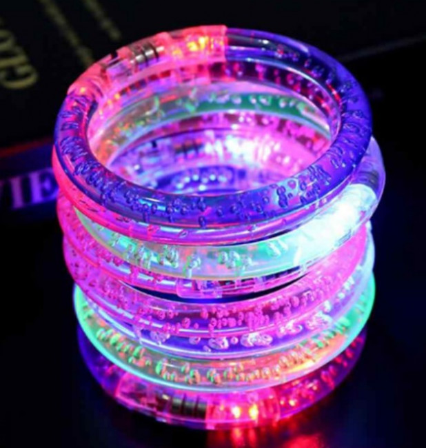 Браслет 6см световой "Пузырьки", Микрос/ч53862