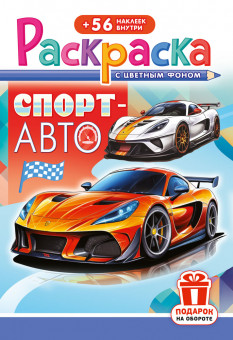 Раскраска с наклейками (А5) РНМ-720