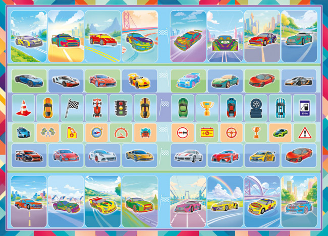 Раскраска с наклейками (А5) РНМ-720