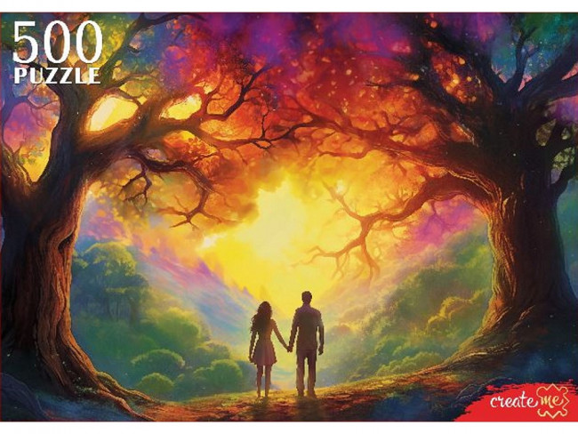 Пазлы 500 элементов "Сказочный лес", Рыжий Кот/П500-0502