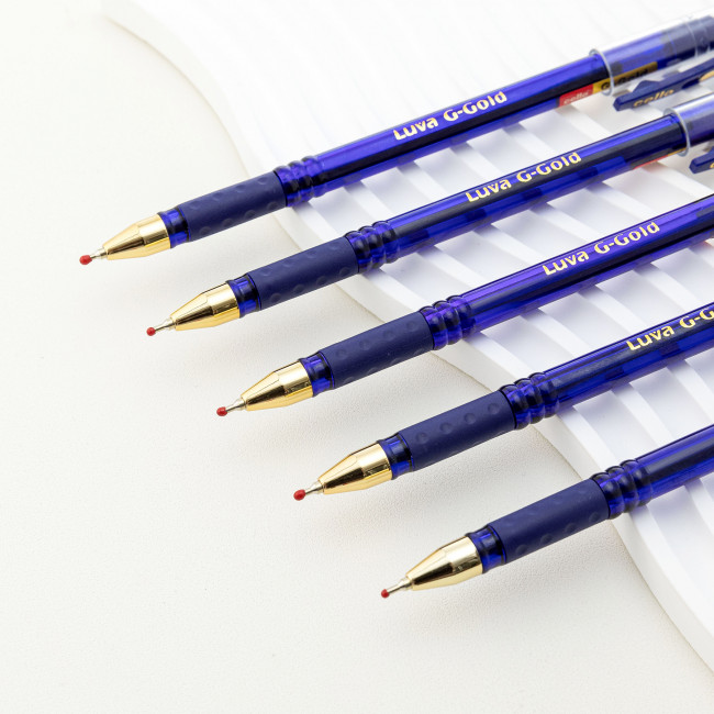 Ручка шариковая синяя 0,7мм "G-GOLD" игольчатый стержень, Cello/CL390-50 (50/1200)