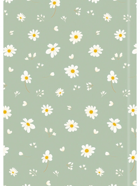 Записная книжка А5 80л клетка "Цветочный паттерн - 18", 7БЦ, сшивка, Проф-Пресс/80-9409 (20)