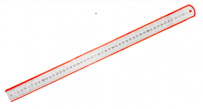 Линейка металлическая 50 см Магистр (12)