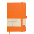 Бизнес-блокнот А5 80л линейка "City" на резинке, оранжевый, BV/3-698/05 (20)