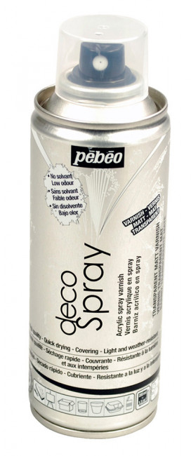 Лак- аэрозоль 200мл декоративный, матовый, decoSpray PEBEO/094013