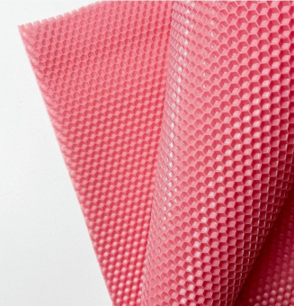 Вощина для изготовления свечей, розовая, 1 кг, 39х26 см 9771006 (12)