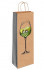 Пакет под бутылку подарочный "Бокал" крафт 12х36см 0398.360 (6)
