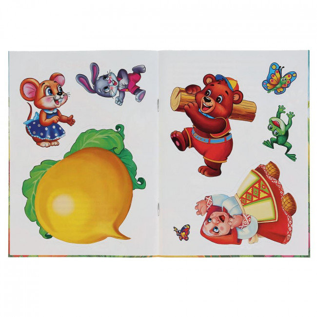 Книга с наклейками «Любимые сказки». Формат: 160 х 215мм 8стр, Умка Книга с наклейками «Любимые сказки». Формат: 160 х 215мм 8стр, Умка