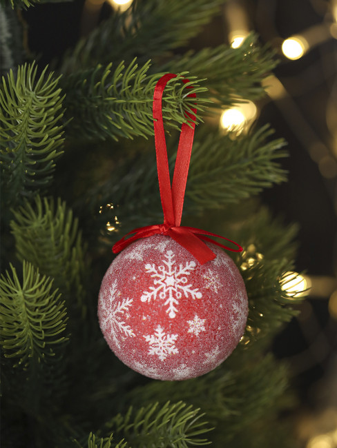 Набор шаров 7,5см "Новый Год!" ёлочных, 12шт, MILAND/НУ-5203