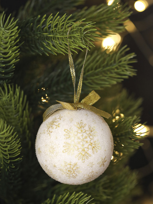 Набор шаров 7,5см "Новый Год!" ёлочных, 12шт, MILAND/НУ-5203