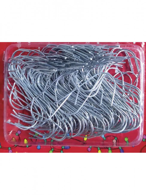 Набор металлических крючков 150 шт, 4см. серебристые MILAND/ НУ-6178