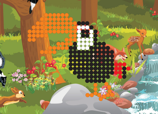 Мозаика 20.5 x 29 см "Тукан", Hobbius/MDS-06 №07 Мозаика 20.5 x 29 см "Тукан", Hobbius/MDS-06 №07