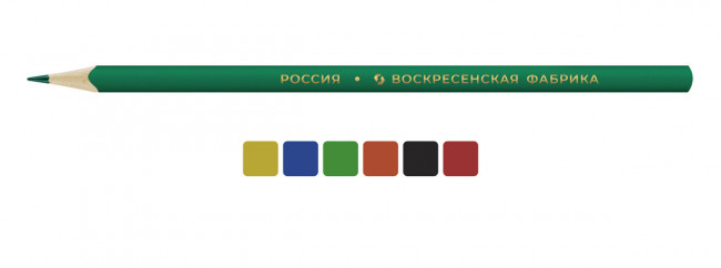 Набор карандашей 6цв металлик трехгранные, заточеные, "Мои карандаши" ВКФ/MP-MCP-1006