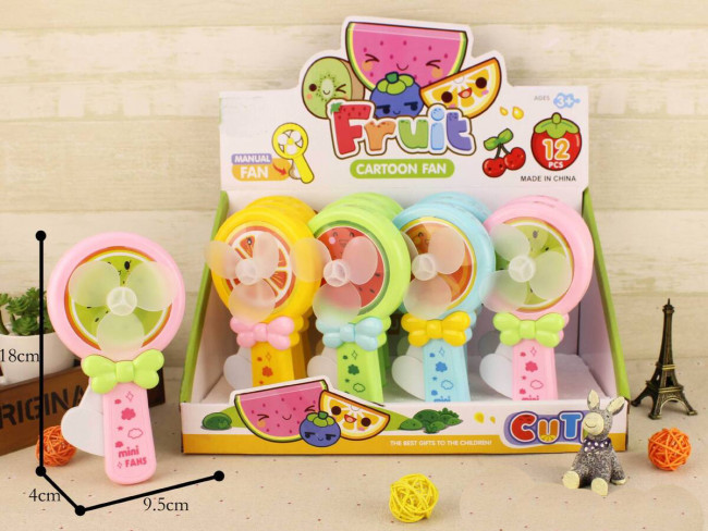 Вентилятор детский "Фрукты", Рыжий Кот/ИК-0959 (12)