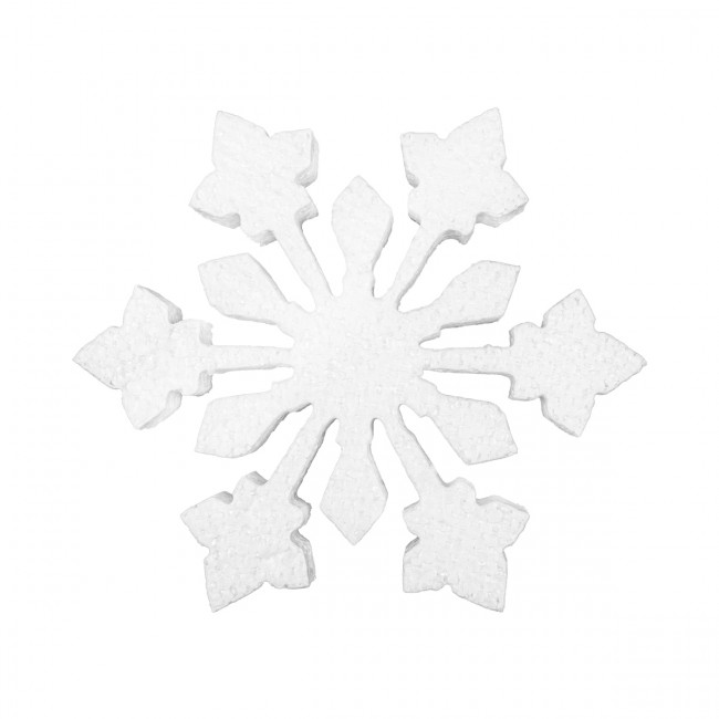 Заготовка d 150мм для декора "Снежинка- Новогодняя радость" пенополистирол, Love2art/DPZ-S №013 04