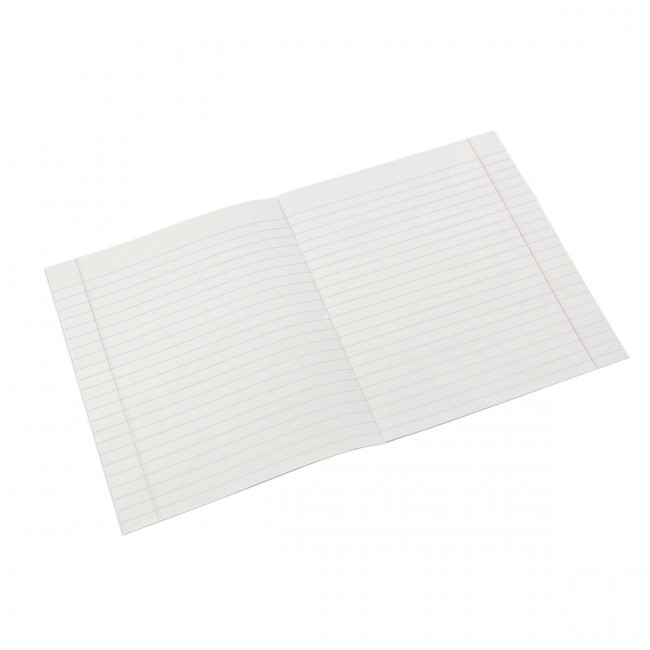 Тетрадь 12л линия, скрепка, офсет, 60 г/м2 (фоновая зелёная обложка) (20/200)