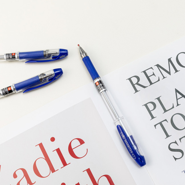 Ручка шариковая синяя 0,7мм "MAXTITER", 10+1, Cello/CL-727+1 (10/100)