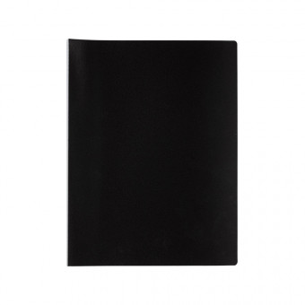 Папка с 20 вкладышами А4, WENZER OFFiCE, "Classic" 500 мкм, 15 мм, песок, черная(15)