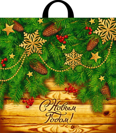 Пакет ПВД петлевой (44*44) 70 мкм "Праздник у дверей" (25) Пакет ПВД петлевой (44*44) 70 мкм "Праздник у дверей" (25)