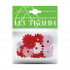 Декор из ткани "Цветочки М", 6 видов, BV/2-163