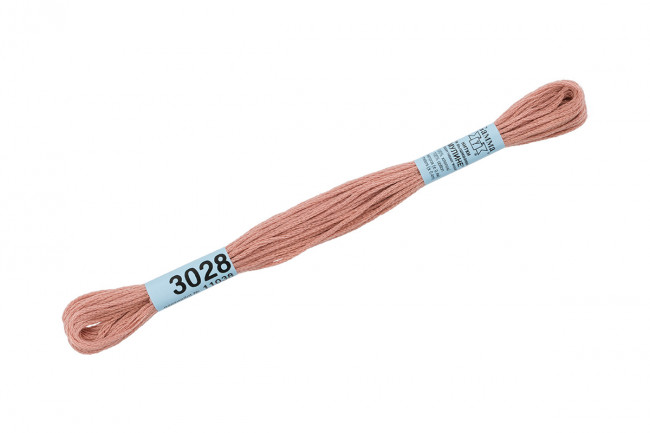 Нитки для вышивания "Gamma"    мулине  ( 0820-3070 )  100% хлопок     8 м №3028 молочный шоколад