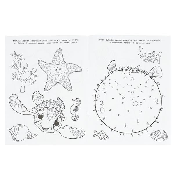 Чудо-раскраска «Неразлучные друзья». Формат: 214х290мм 8стр, Умка