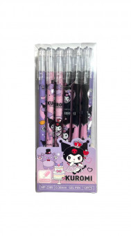 Ручка гелевая синяя 0,38мм Магистр "Kuromi" со стираемыми чернилами, корпус 8см, MP-2389 (12) Ручка гелевая синяя 0,38мм Магистр "Kuromi" со стираемыми чернилами, корпус 8см, MP-2389 (12)