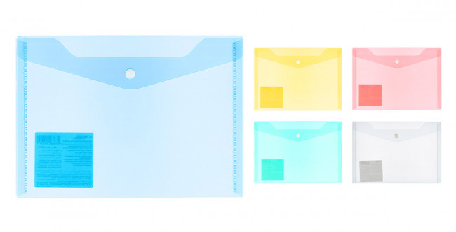 Папка-конверт А5 180мкр на кнопке, ассорти, Classic Expert Complete/220540 (10) Папка-конверт А5 180мкр на кнопке, ассорти, Classic Expert Complete/220540 (10)