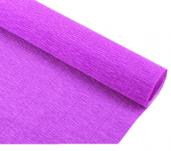 Гофрированная бумага плотная (флористическая 50мм х 250 мм,120 г/м2), св.сиреневая ШК Гофрированная бумага плотная (флористическая 50мм х 250 мм,120 г/м2), св.сиреневая ШК